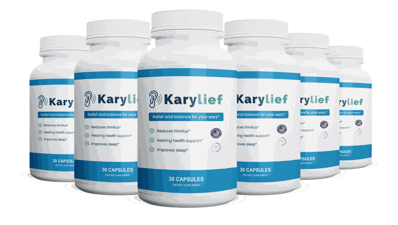 karylief 6 bottlle hearing supplement